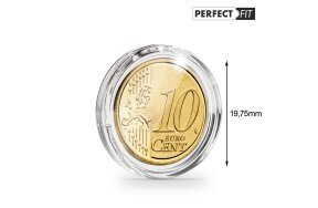 ΚΑΨΟΥΛΕΣ ΝΟΜΙΣΜΑΤΩΝ ULTRA PERFECT FIT ΓΙΑ 10 EURO-CENT (19,75mm) ΠΑΚ/10